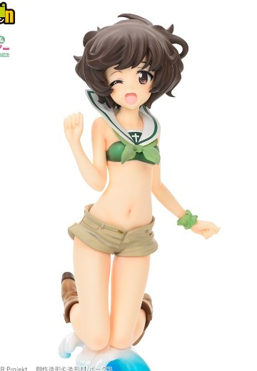 CharaGumin 少女与战车 秋山优花里 泳装2 | Hpoi手办维基