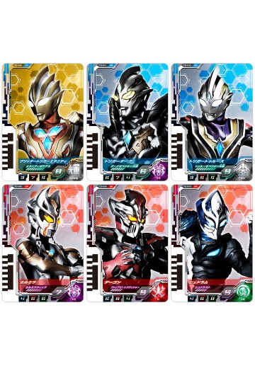 德凯奥特曼系列 DX奥特次元卡牌06 永恒闪耀特利迦套装