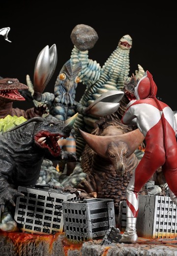 奥特曼 大战 怪兽 全身像 | Hpoi手办维基