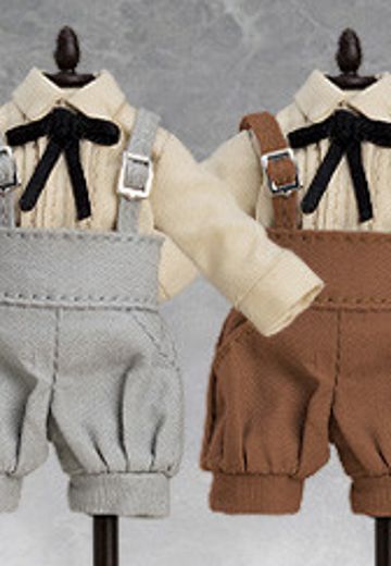 粘土娃 服装套组 侦探：Boy（灰/棕）