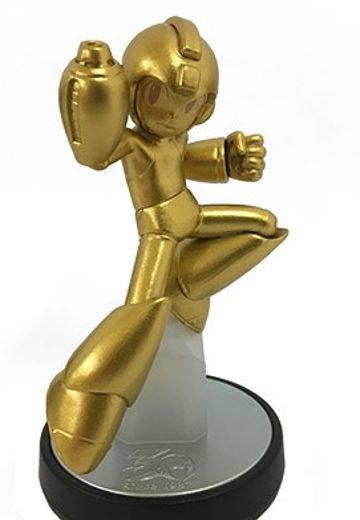 amiibo 洛克人11 命运的齿轮!! 洛克人 金色版 | Hpoi手办维基