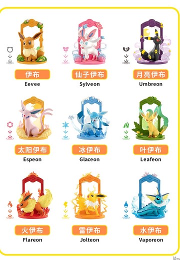 精灵宝可梦 伊布系列盲盒 | Hpoi手办维基