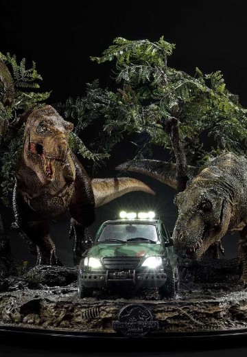 LMCJP-09 侏罗纪公园：失落的世界 T-Rex Cliff Attack悬崖攻击 | Hpoi手办维基