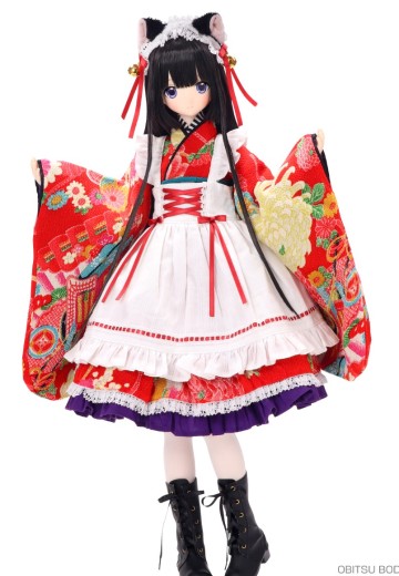 天音 / ～大正浪漫～ 跳舞的黑猫搭配娃娃套装（Azone限定）