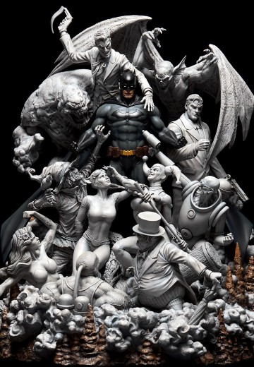 DC漫画 蝙蝠侠的理智 大卫·芬奇 烟雾版