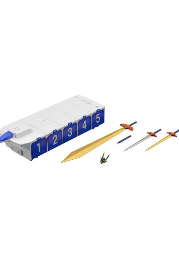 SMP [SHOKUGAN MODELING PROJECT] 勇者特急 凯撒车厢+暴风动轮剑