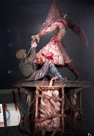 寂静岭2 詹姆斯 VS 红色三角头 | Hpoi手办维基