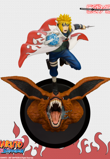 火影忍者 疾风传 波风水门 大战 九尾 | Hpoi手办维基