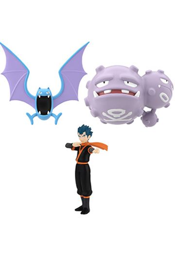 宝可梦比例世界 关都地区 阿桔 与 大嘴蝠 与 双弹瓦斯