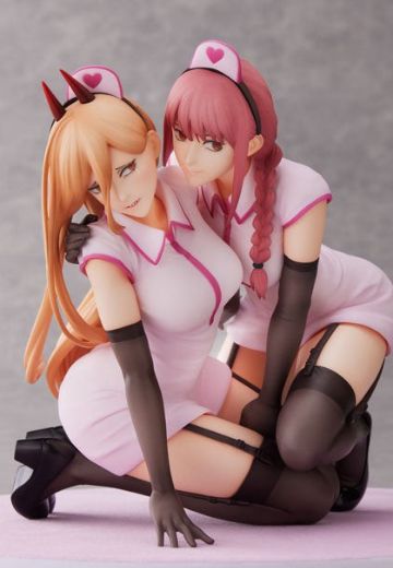 链锯人 帕瓦 与 真纪真 护士版 | Hpoi手办维基