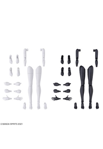 30MS  可选身体配件 手部配件+腿部配件[白色/黑色]