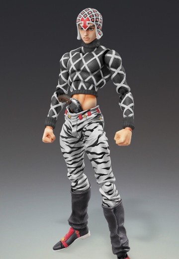 超像可动 JOJO的奇妙冒险 黄金之风 盖多·米斯达+性感手枪 黑色版 | Hpoi手办维基