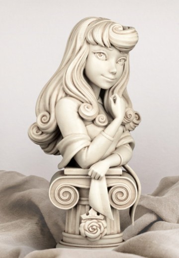 经典胸像系列012 迪士尼公主 爱洛公主 | Hpoi手办维基