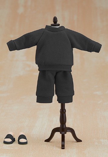 粘土娃 服装套组 休闲针织衫（黑色/灰色） | Hpoi手办维基