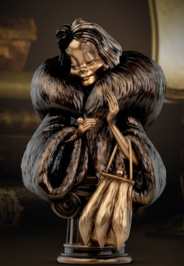 经典胸像系列 迪士尼反派系列015 库伊拉 | Hpoi手办维基