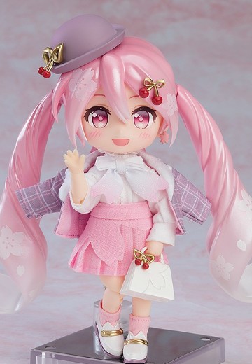 粘土娃 初音未来 樱花未来 赏花装扮 | Hpoi手办维基