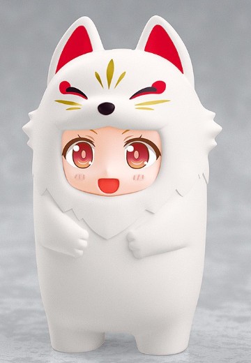 粘土人配件系列 玩偶装 白狐狸/黑狐狸 | Hpoi手办维基