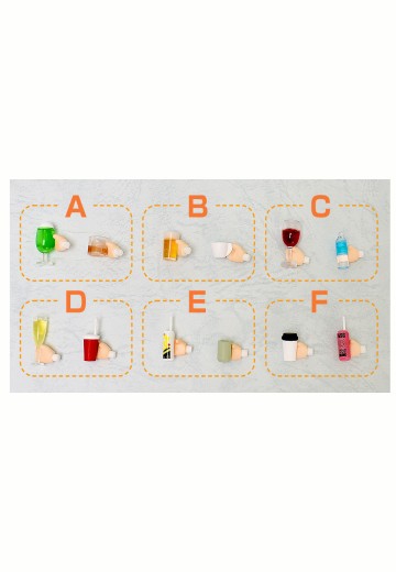 粘土人 预订活动 第一弹 特典 手部配件+饮料部件 | Hpoi手办维基