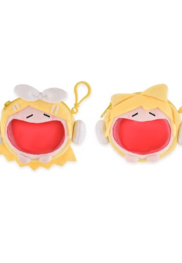 镜音铃连 可爱体UWA系列 多功能毛绒耳机包