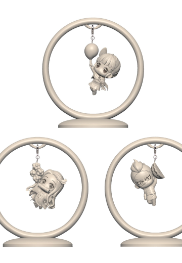 摇摇秋千 鬼灭之刃 祢豆子 香奈乎 玄弥