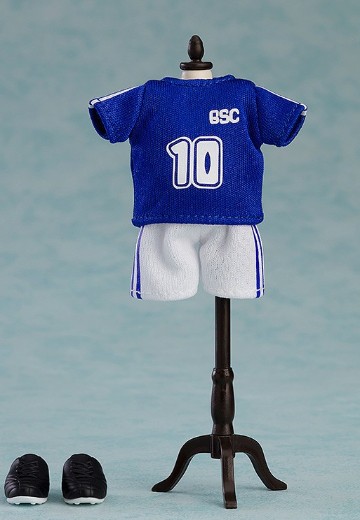粘土娃 服装套组 足球服 （蓝色/白色） | Hpoi手办维基