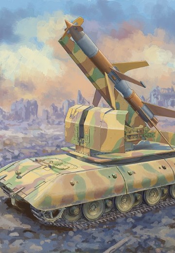 编号:09586 1/35 装甲车辆系列 E-100防空坦克(搭载“莱茵女儿”I火箭)