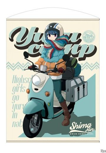 摇曳露营△ 原创插画 志摩凛 挂画 | Hpoi手办维基