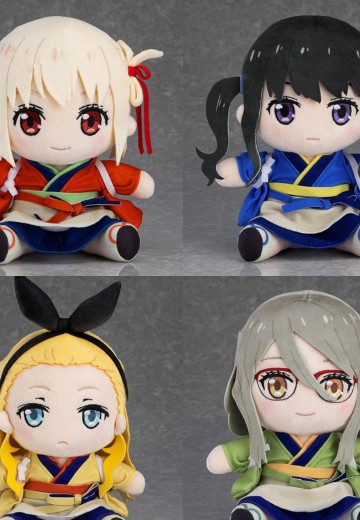 莉可丽丝 毛绒玩偶 锦木千束 /井上泷奈 /胡桃 /瑞希 （莉可莉可咖啡厅服装）/真岛 | Hpoi手办维基