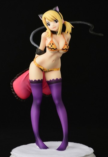 妖精的尾巴 露西・哈特菲利亚 万圣节猫 Gravure_Style- | Hpoi手办维基