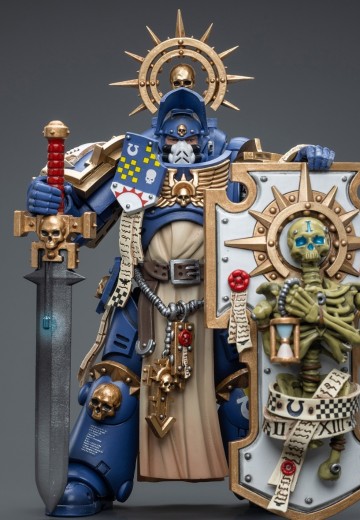 战锤40000 极限战士 装备圣物盾和能量剑的原铸连长