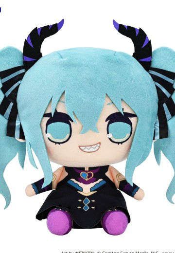初音未来 圆滚滚大号毛绒玩偶 小恶魔款