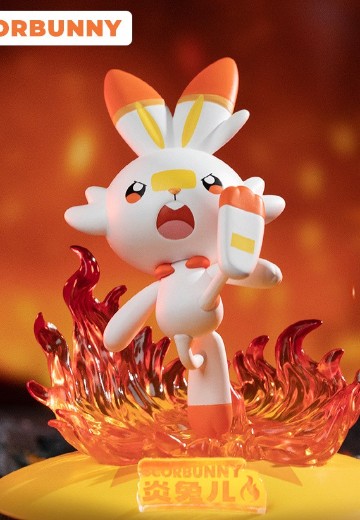 宝可梦小尺寸手办 炎兔儿款
