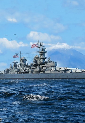 编号：06747 1/700 世界战舰系列 美国“密苏里”号战列舰BB-63 | Hpoi手办维基