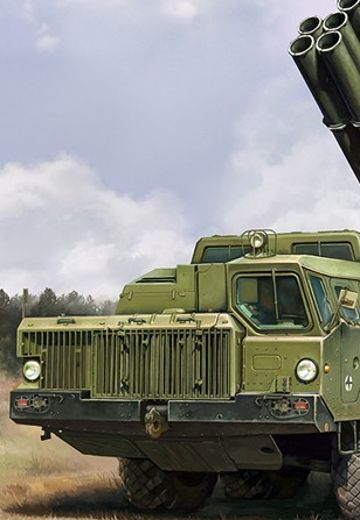 编号:82940 1/72 装甲车辆系列 俄罗斯9A52-2“龙卷风”-M 300毫米多管火箭发射系统