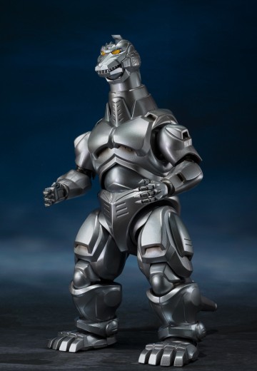 S.H.MonsterArts 哥斯拉大战机械哥斯拉2 机械哥斯拉（1993）+迦楼罗+火焰拉顿 幕张决战版 | Hpoi手办维基