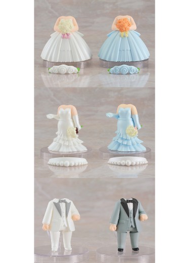 粘土人配件系列 换装用结婚礼服 02 | Hpoi手办维基