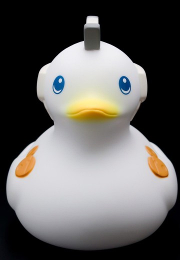 小岛工作室虚拟形象 鸭鸭Ludens 02-W 白色版 | Hpoi手办维基