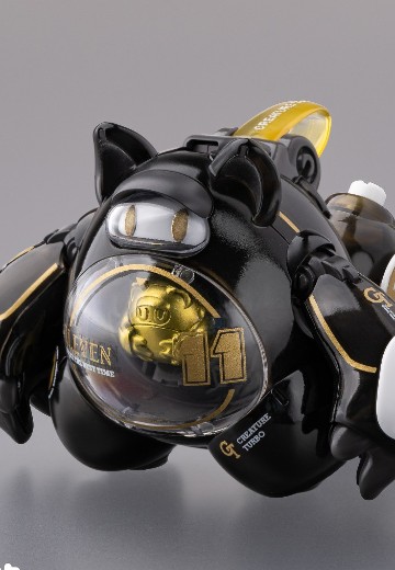 LUNCH BOX 小浣熊电车拼装模型 熊丸 黑丸