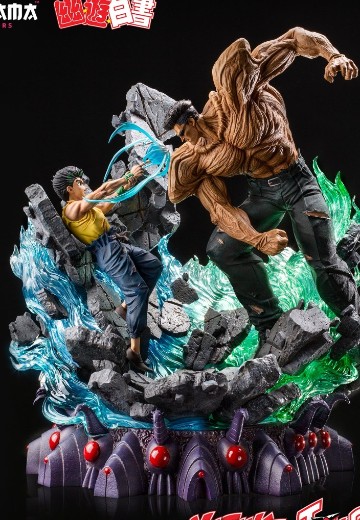 精英场景系列 幽游白书 浦饭幽助 VS 户愚吕（弟） | Hpoi手办维基