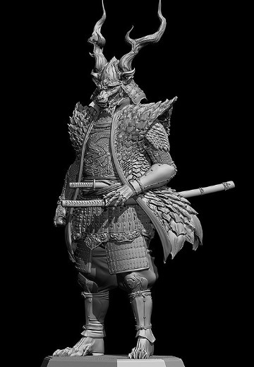 十二生肖之武士 龙 组装式固定塑胶模型