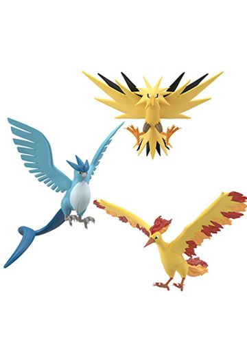 宝可梦比例世界 关都地区 急冻鸟+闪电鸟+火焰鸟