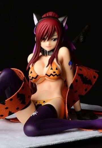 妖精的尾巴 艾尔莎·史卡雷特 万圣节猫 Gravure Style | Hpoi手办维基