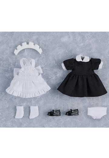 粘土娃 工作穿搭 短版女仆服（黑色/棕色） | Hpoi手办维基