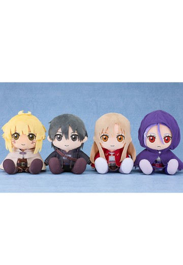 电影 刀剑神域进击篇：暮色黄昏 毛绒玩偶 桐人/亚丝娜/米特/阿尔戈