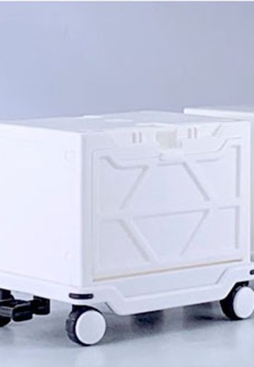 MARUTTOYS HAKOBU/平板车+集装箱 2套装 白色 | Hpoi手办维基