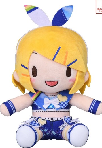 世界计划 多彩舞台 feat.初音未来 软绵绵玩偶 舞台世界的镜音铃 在这里RE:START! M尺寸 | Hpoi手办维基