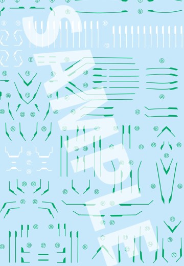 AMAKUNITECH 勇者王 终极任务 我王凯牙 专用水贴 | Hpoi手办维基