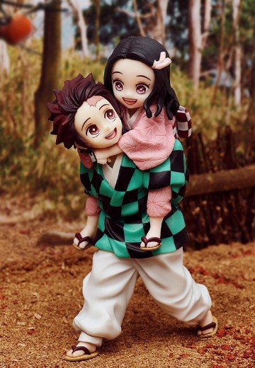 一番赏 鬼灭之刃 ～不灭的羁绊～ A奖  灶门炭治郎+灶门祢豆子 | Hpoi手办维基