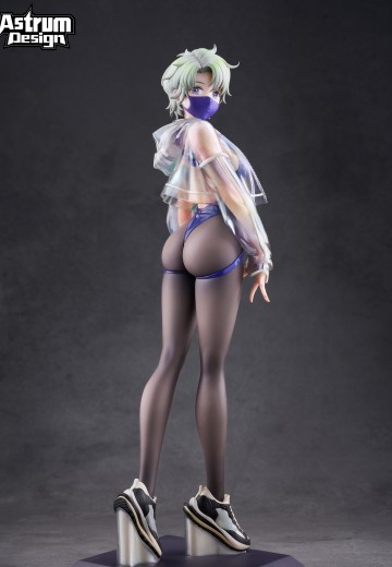 运动鞋×高开衩×口罩 赛琪