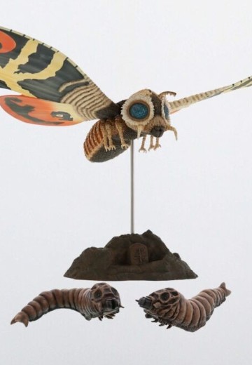 东宝大怪兽系列  魔斯拉大战哥斯拉 摩斯拉（1964）豪华套装 | Hpoi手办维基